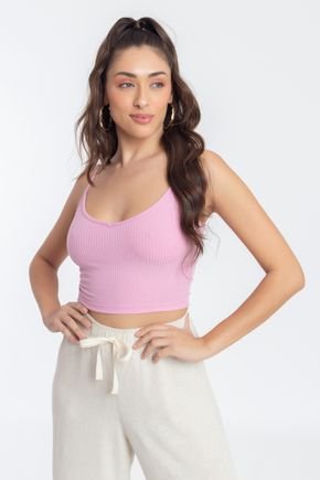 top alca fina canelado rosa frente
