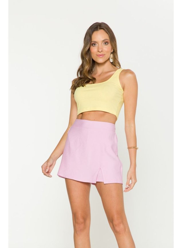 cropped canelado alca basico linha leve 11