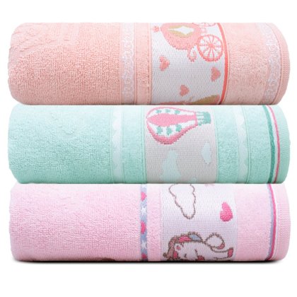 toalha de banho soft kids rosa cintilante 1200x1200 menina 3 pecas 3