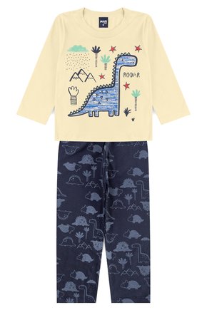 Pijama Infantil Dinossauro Amarelo - Mafi kids