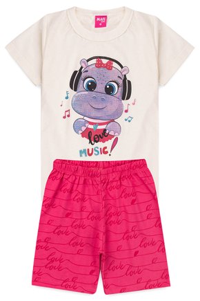 Pijama Infantil Hipopótamo Off - Mafi Kids
