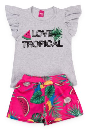 Conjunto Infantil Love Tropical - Mafi Kids