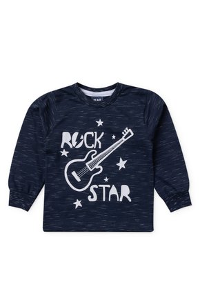 Camiseta Meia Malha Jet Rock Star - Mafi Kids