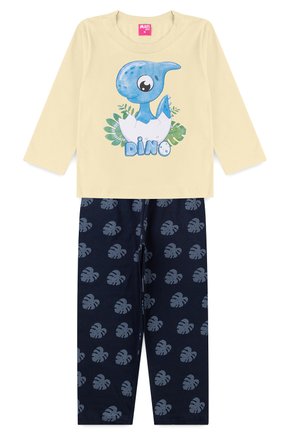 Pijama Infantil Dinossauro Amarelo - Mafi kids