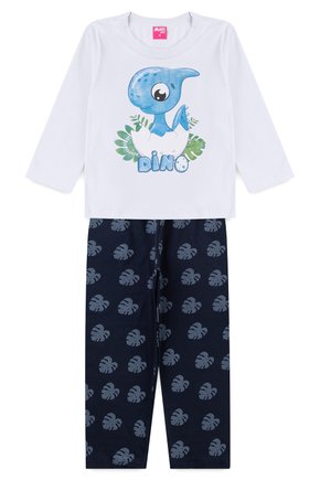 Pijama Infantil Dinossauro Branco - Mafi kids