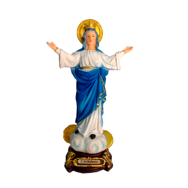 Imagem Sacra Em Resina De Nossa Senhora Medianeira