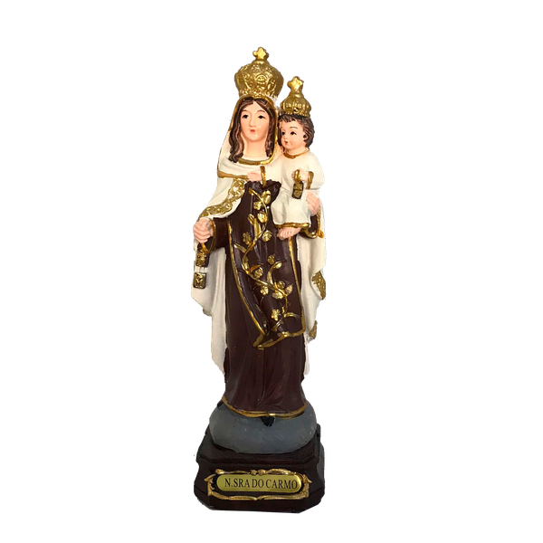 Imagem Sacra Em Resina De Nossa Senhora Do Carmo Imagem Sacra Em Resina De Nossa Senhora Do Carmo