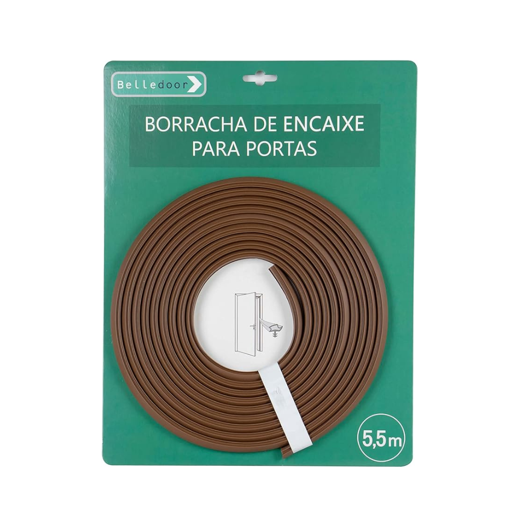 Borracha De Encaixe P Portas Marrom 5 5M Belledoor Loja Gubler borracha-de-encaixe-p-portas-marrom-5-5m-belledoor-loja-gubler