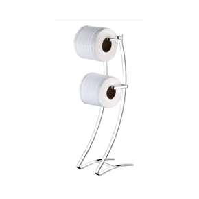 Suporte Porta Papel Higiênico de Parede Ventosa Cromado 4055 - Bee