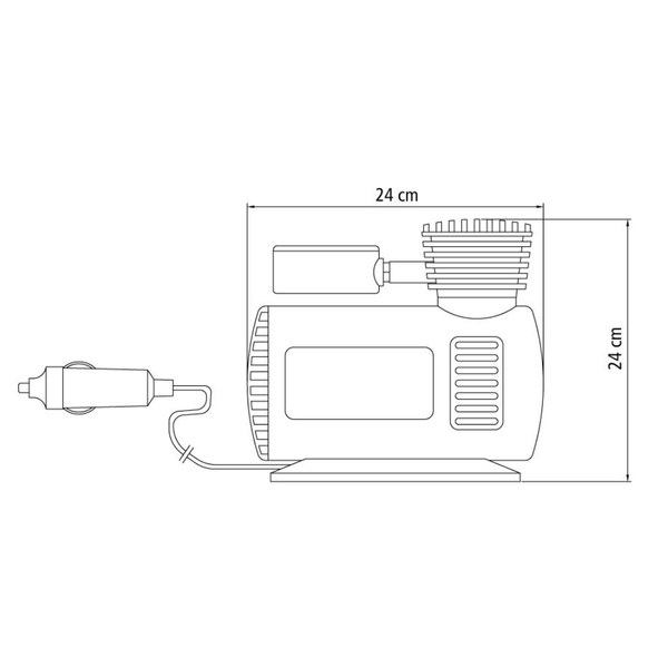 Compressor ar Portatil 12v 50w Tramontina - Makino