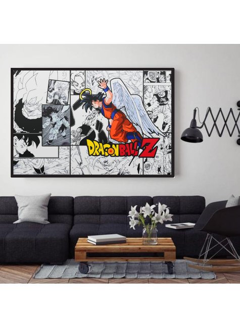 Quadro Decorativo Desenho Tv Dragon Ball Z Goku