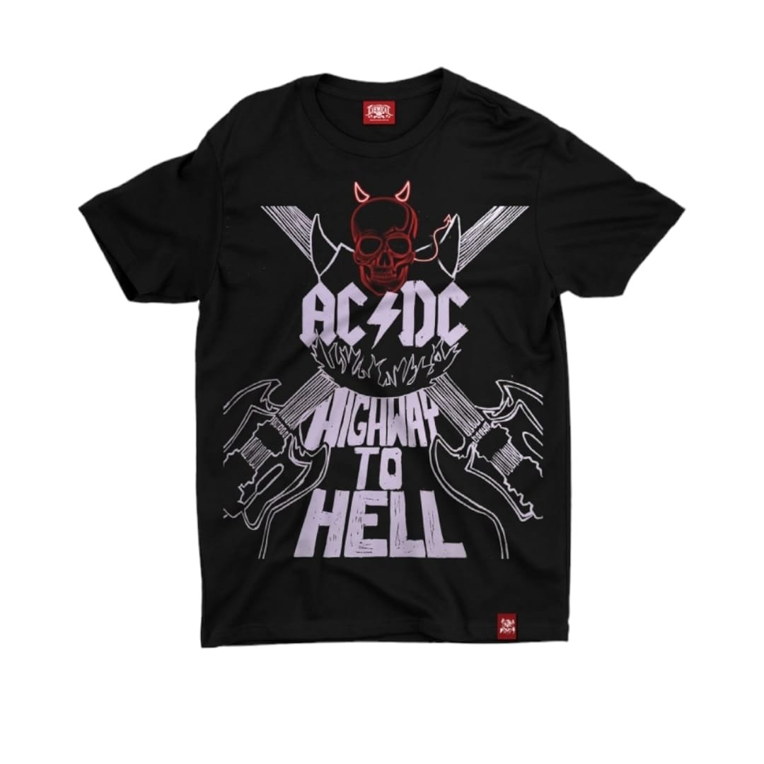 Camiseta AC DC - Skull Red