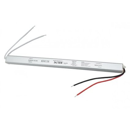 fonte slim bivolt 12v 36w 3a ip20 007015 nordecor 15424 1 895e37a189392187a917204f35155211