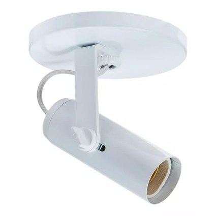 Spot Sobrepor Direcionavel Liso para 1 Lampada E27 - Opl