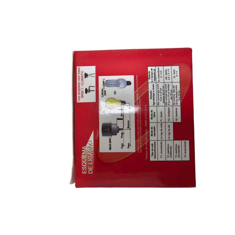 Rele Fotocelula Eletronico ip65 220V - Ilumatic Único