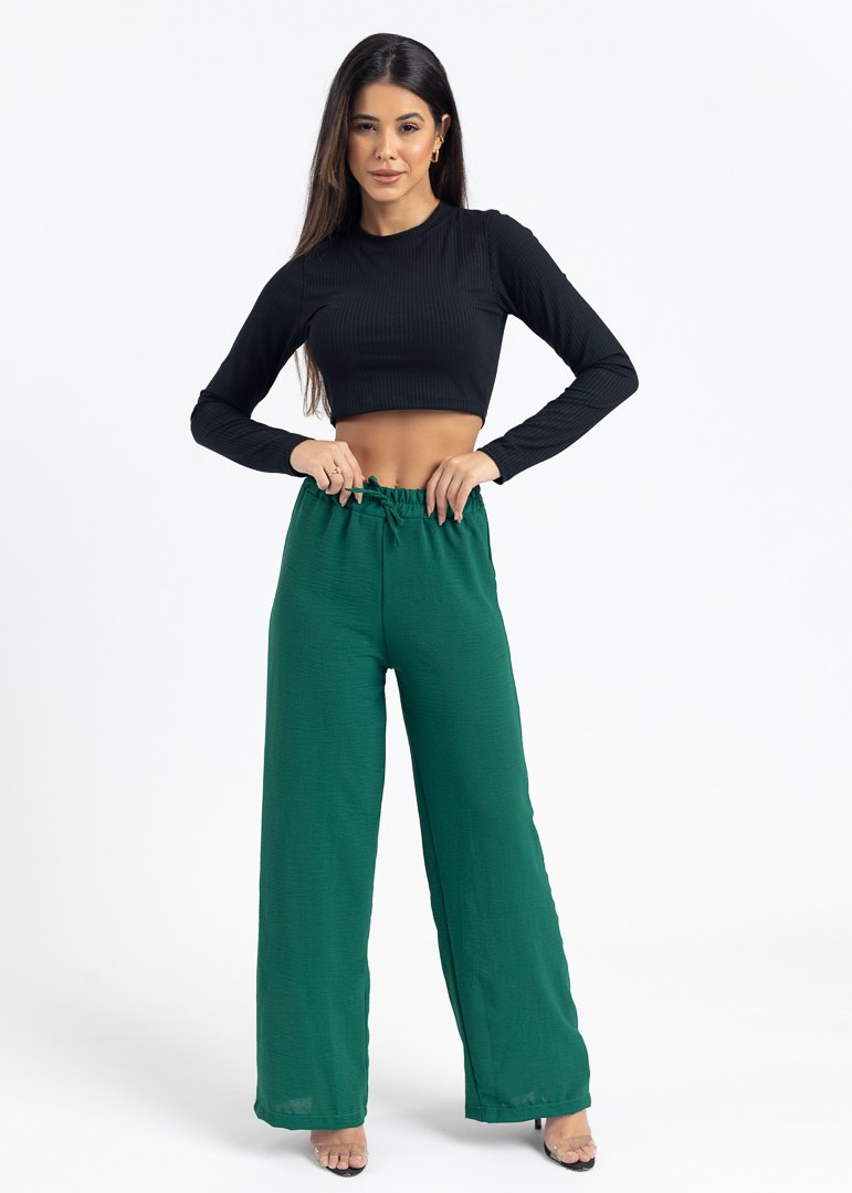 Calça pantalona sale barata