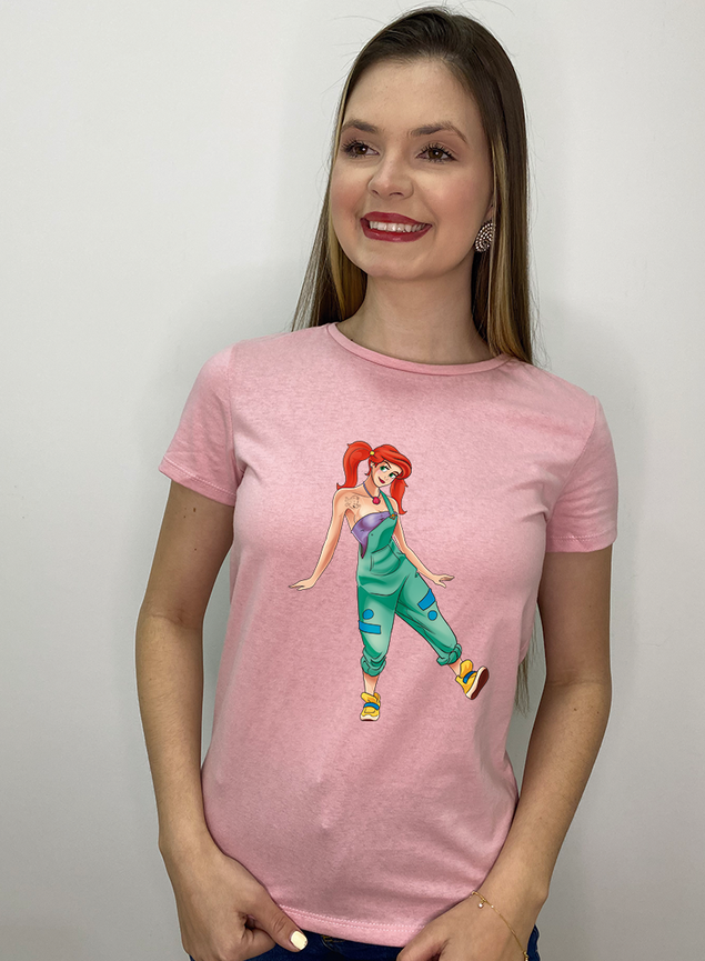 Disney Camiseta feminina Lilo & Stitch com desenho colorido com texto,  Preto, G