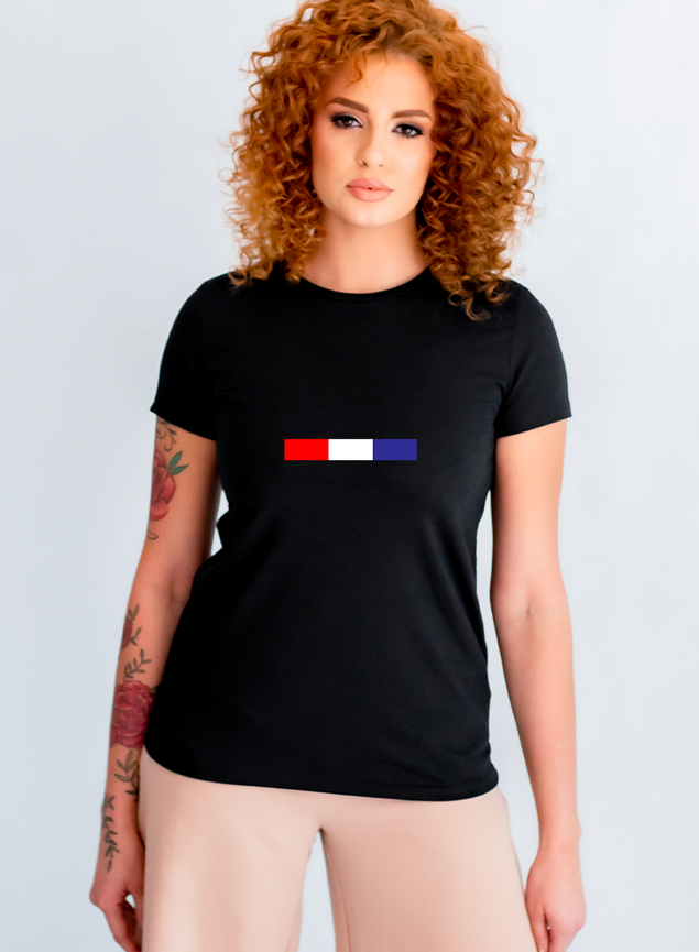 Camiseta Preta Paris - Tam P - Zenana Outfitters