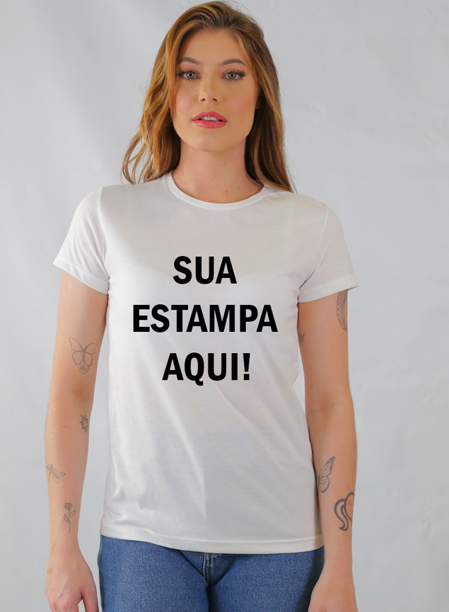 Camiseta Free Fire Feminina Personalizada C/ Seu Nome - Dry