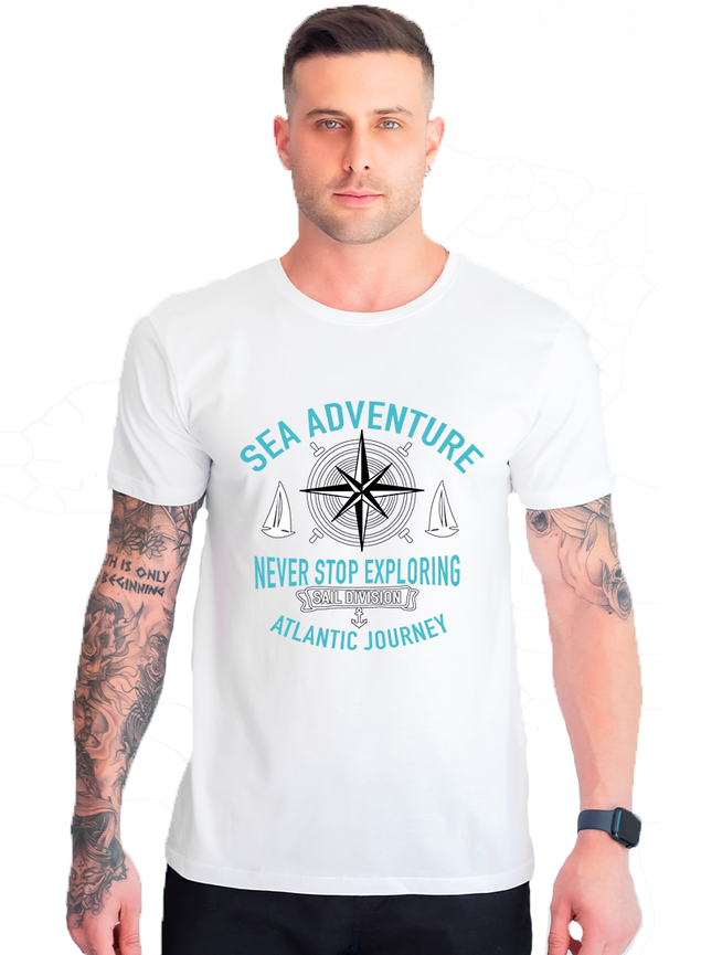 Camiseta Masculina Over Surf Get Over Branco