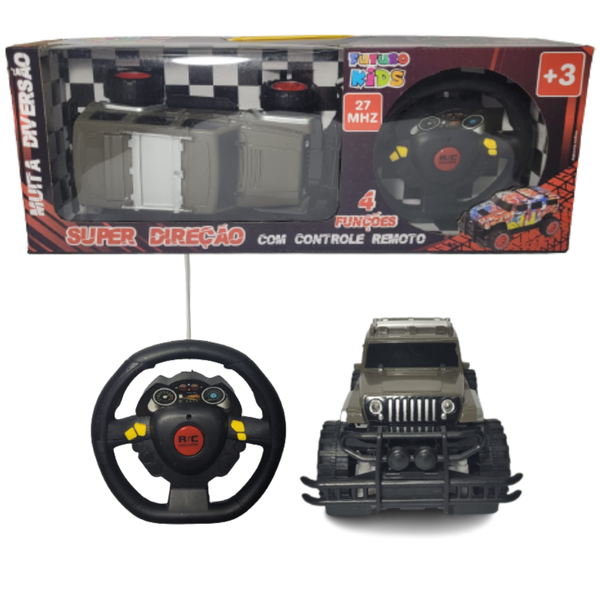 Carro de Controle Remoto Com Luzes Futuro Kids