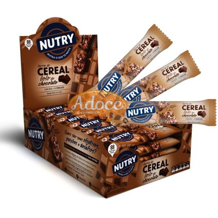 BARRA DE CEREAL RITTER MORANGO C/CHOCOLATE BRANCO 24UNX20G