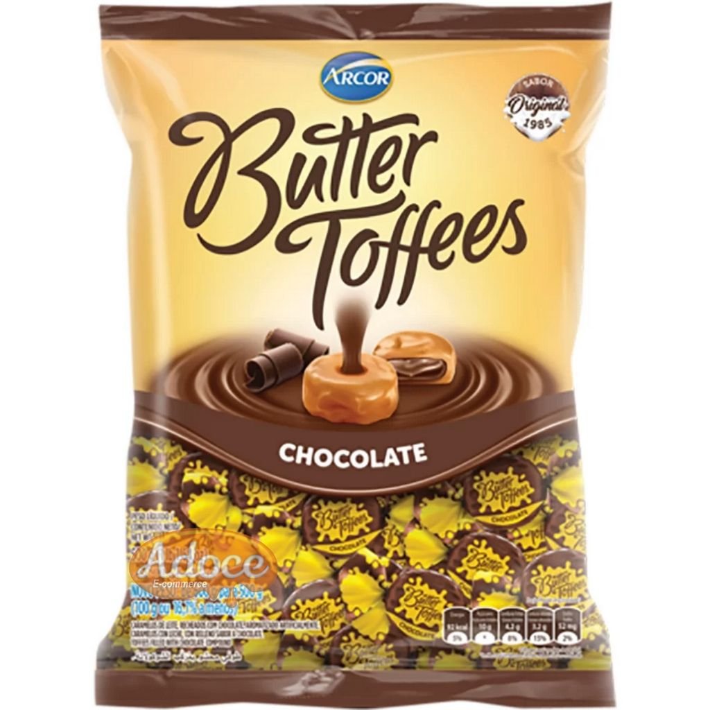 Bala Butter Toffees Arcor Chocolate 500g