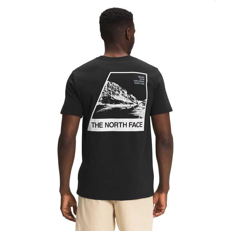 The North Face Camiseta masculina de manga comprida NSE, Tnf Preto