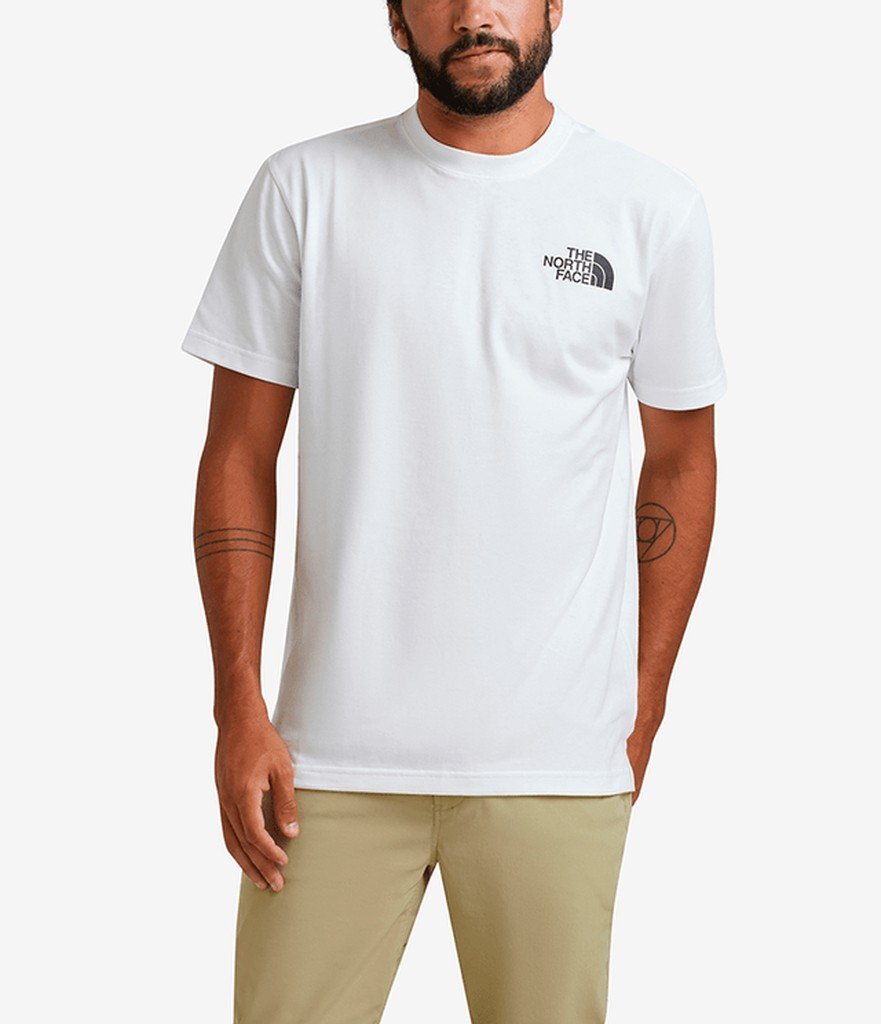 Camiseta De Algodão Masculina Respirável Confortável Estampa The North Face  TNF - Desconto no Preço
