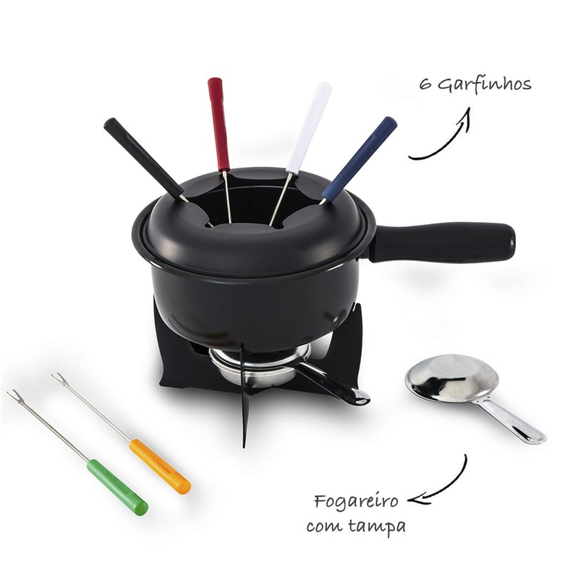 Conjunto de Fondue com 10 Peças - Brinox