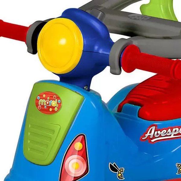 Triciclo Moto Infantil Passeio/Pedal Avespa - Maral Colorido