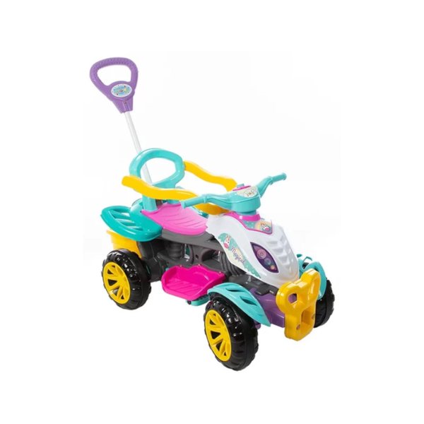 Triciclo Infantil Baby City Menina com Empurrador - Maral