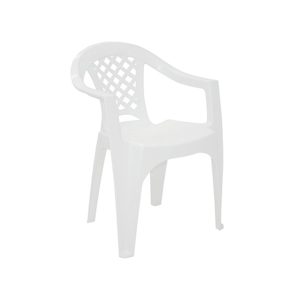 cadeira tramontina iguape em polipropileno branco a