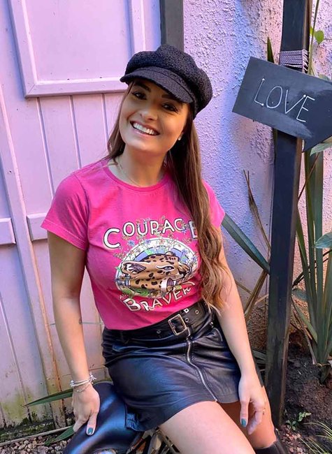T-shirt Feminina Courage T-shirt Feminina Courage