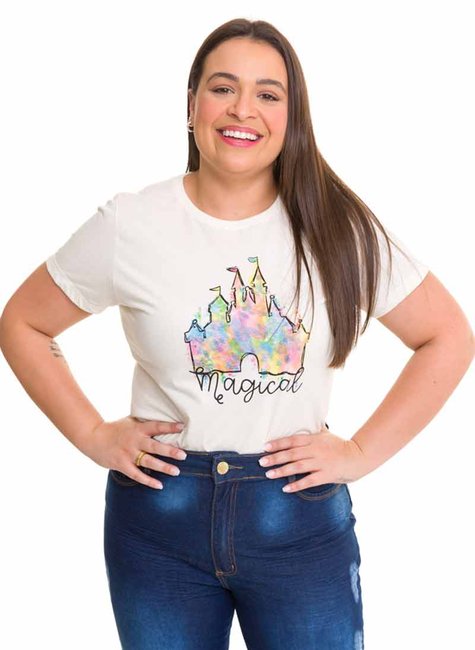 T-shirt Feminina Magical Off T-shirt Feminina Magical Off
