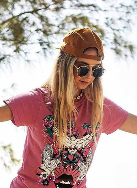 T-shirt Feminina Funk It Rosa T-shirt Feminina Funk It Rosa