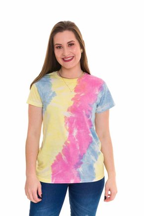 T-shirt Feminina Tie Dye Colors