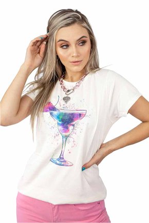 T-shirt Feminina Drink Off