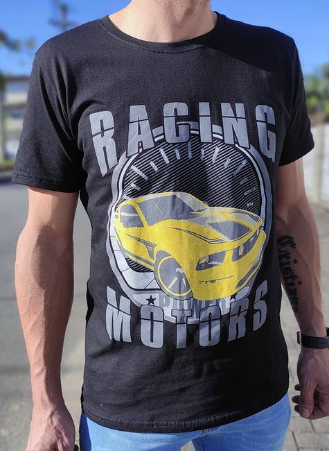 Camiseta Masculina Racing Motors Camiseta Masculina Racing Motors