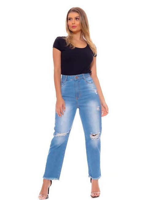 Calça Jeans Feminina Mom Calça Jeans Feminina Mom