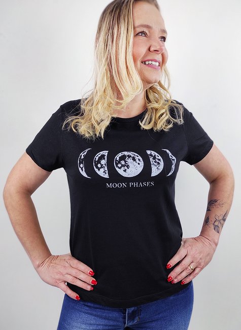 Baby Look Feminina Moon Phases Baby Look Feminina Moon Phases