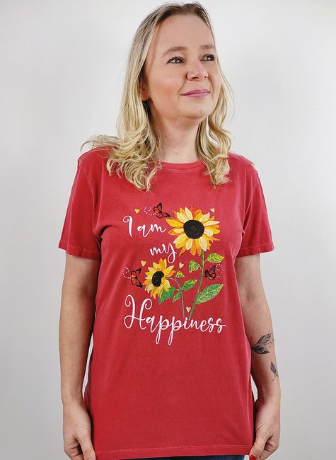 T-shirt Feminina Happiness T-shirt Feminina Happiness