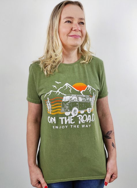 T-shirt Feminina On The Road T-shirt Feminina On The Road