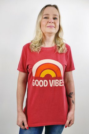 T-shirt Feminina Good Vibes