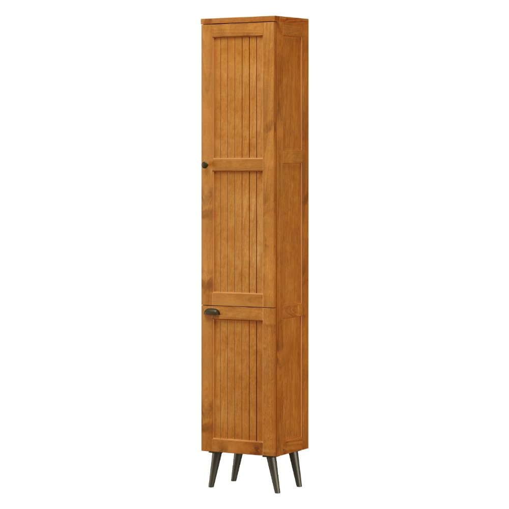paneleiro 2 portas em madeira macica versalles mel moveis cavazotto
