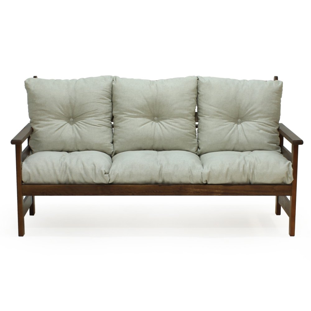 conjunto sofa havai 3 lugares 2 poltronas de madeira com almofadas confortaveis bege 2