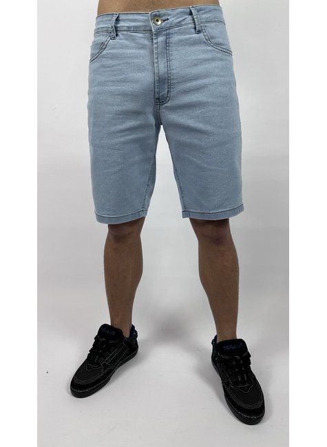 Bermuda jeans cinza sales masculina