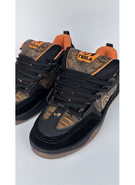 Tenis preto camuflado clearance