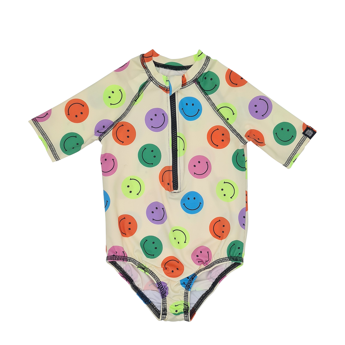 Maiô infantil Manga Curta com Proteção UV50+ Smiles