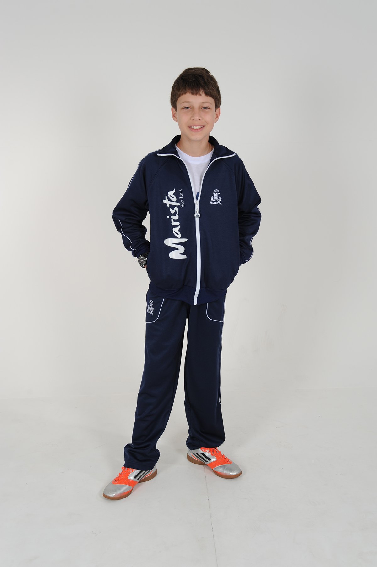 Jaqueta Malha Colegial Masculina